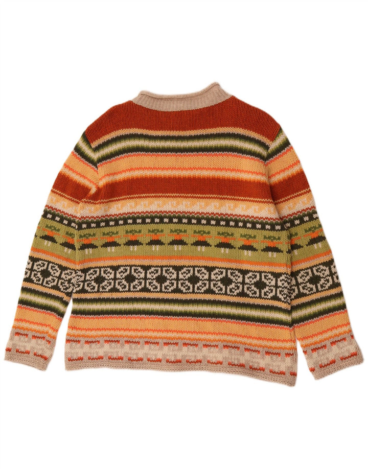 Bianca Pull col roulé pour femme IT 46 Large Multicolore