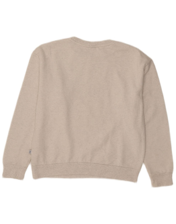 Puma Sweat-shirt surdimensionné graphique pour femme UK 10 Petit coton gris