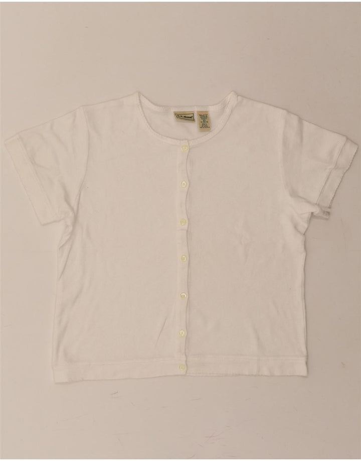 L.L.BEAN Womens Blouse Top UK 16 Large White Cotton Vintage L.L.Bean and Second-Hand L.L.Bean from Messina Hembry 