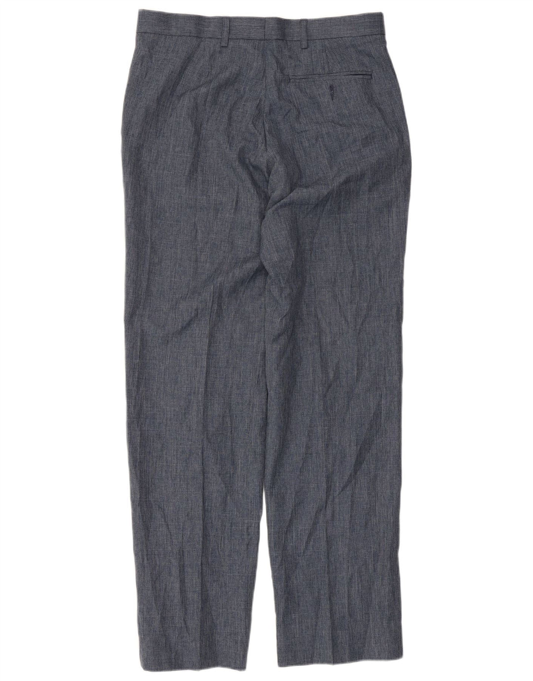 Marks & Spencer Pantalon de costume coupe classique pour homme W32 L33 Bleu Polyester
