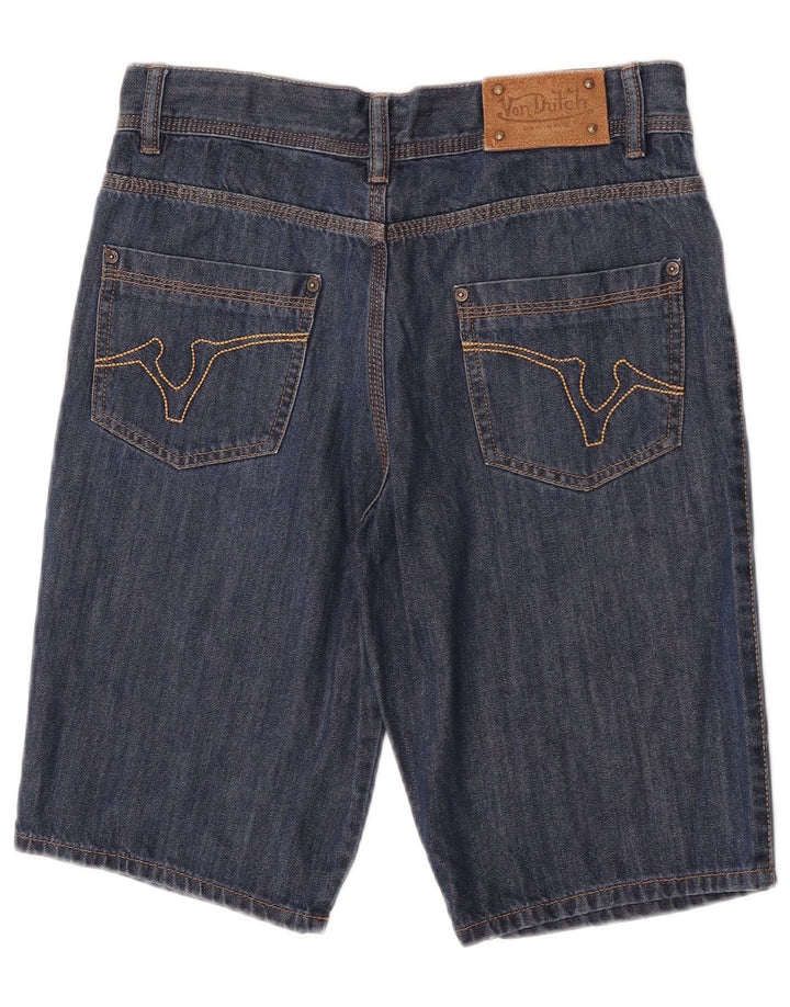 Von Dutch Short en jean W29 Small Bleu Coton Homme