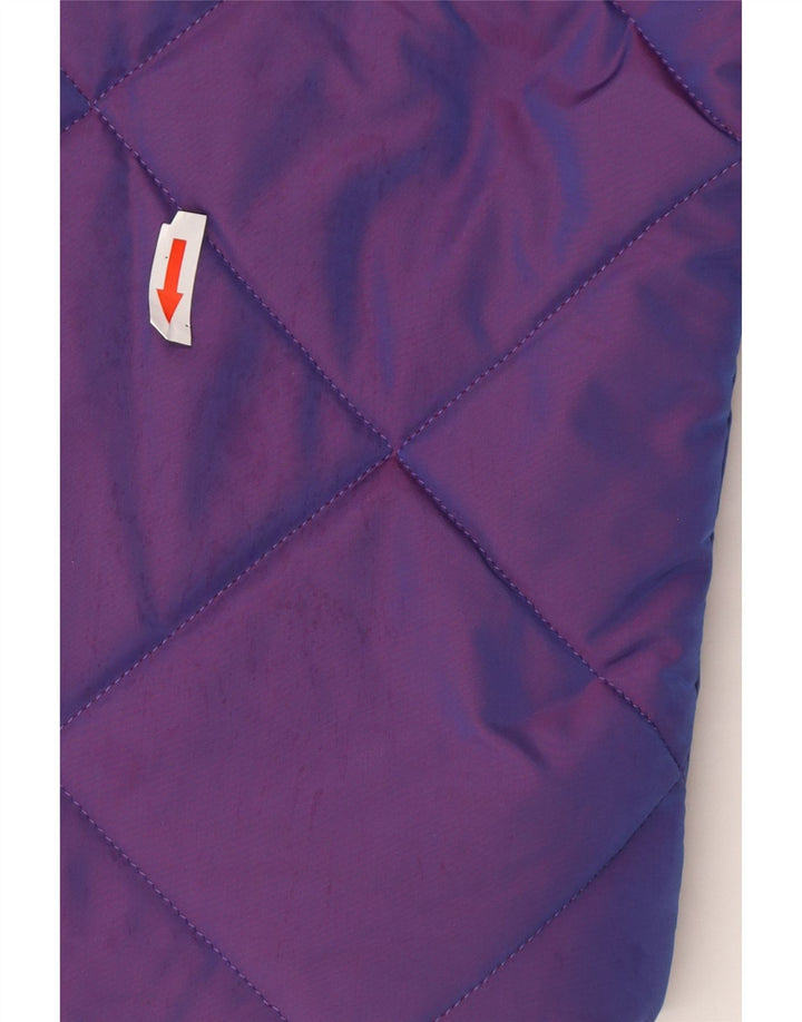 Belfe & Belfe Manteau matelassé à capuche surdimensionné pour femme IT 44 Violet moyen