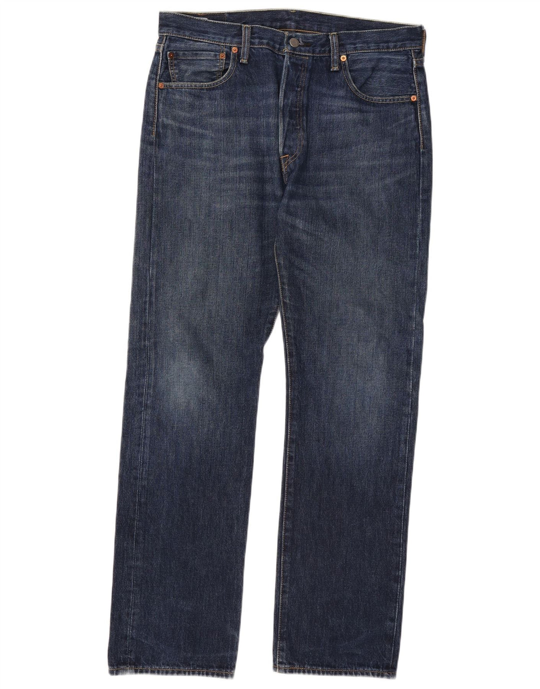Levi's Jean Droit 501 Homme Bleu Marine W34 L32 Coton