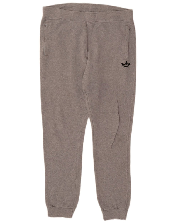 Adidas Pantalon de survêtement pour homme en coton moucheté Gris Taille L