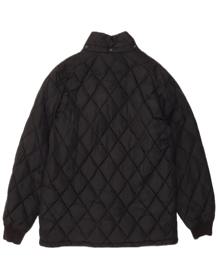 Alberto Aspesi Veste matelassée pour homme UK 36 Small Noir Polyamide