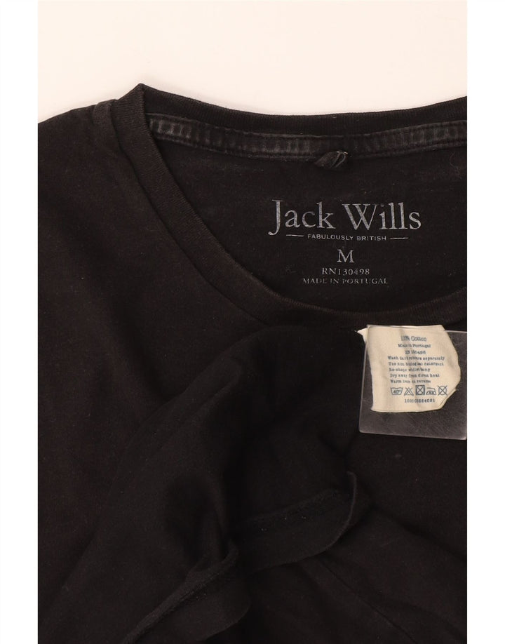 Jack Wills T-Shirt Homme Haut Noir Moyen Coton