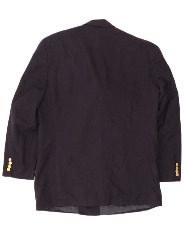 Chaps Veste blazer double boutonnage pour homme Taille 42 Grand Bleu marine