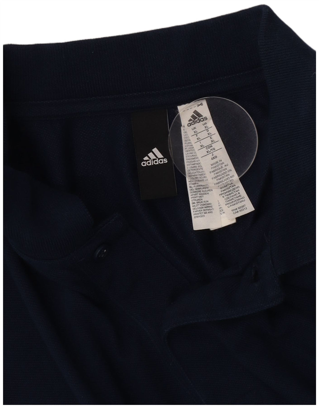 Adidas Polo Homme XL Bleu Marine