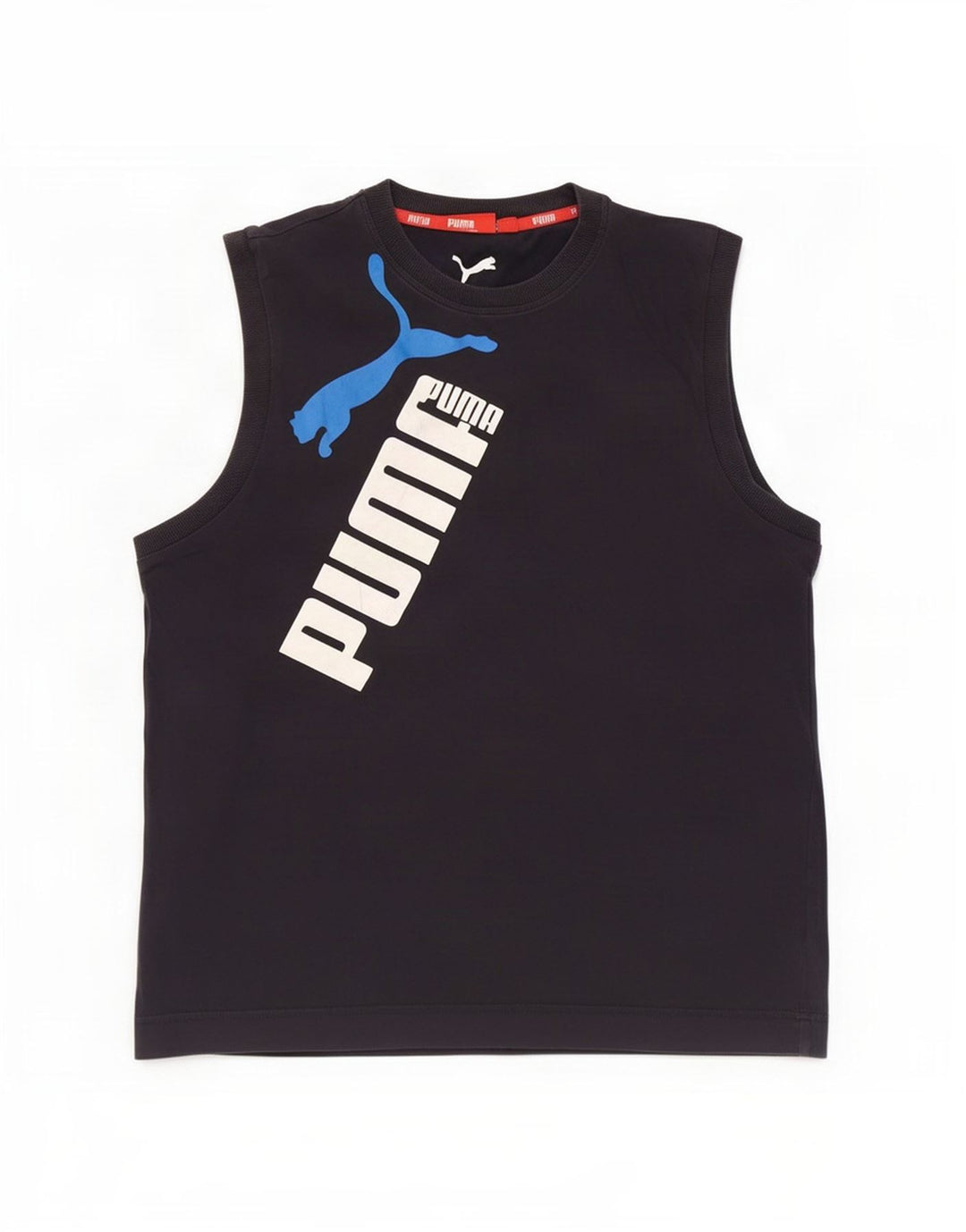 Puma Débardeur Graphic Homme Bleu Marine Taille L