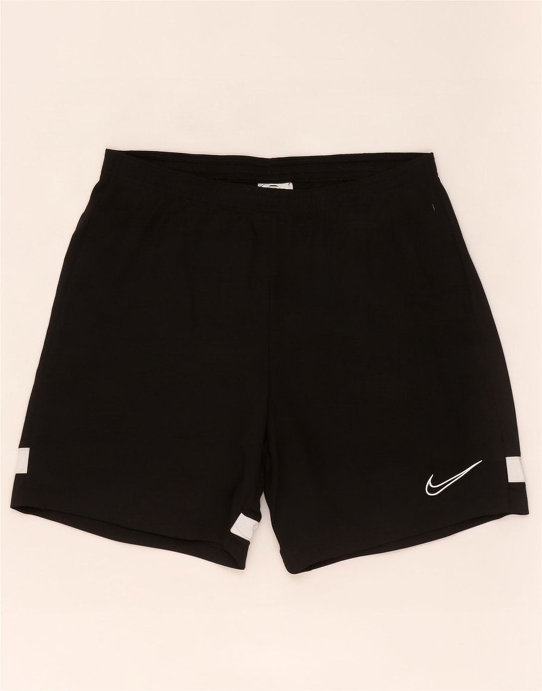 Nike Short de sport Dri Fit pour homme en polyester color block Noir Taille L