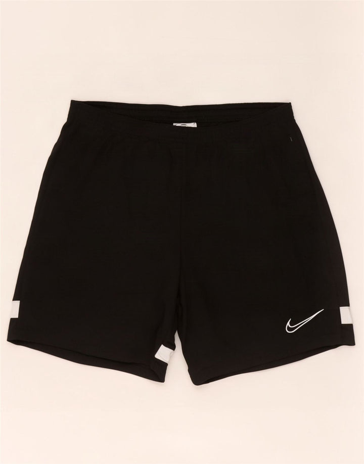 Nike Short de sport Dri Fit pour homme en polyester color block Noir Taille L