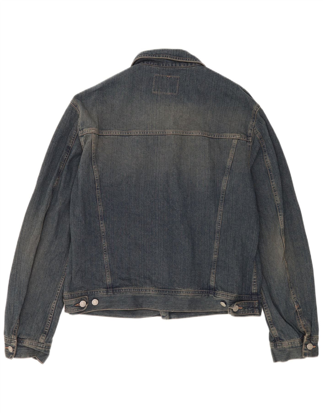 Sisley Veste en Jean Homme UK 42 XL Bleu Coton