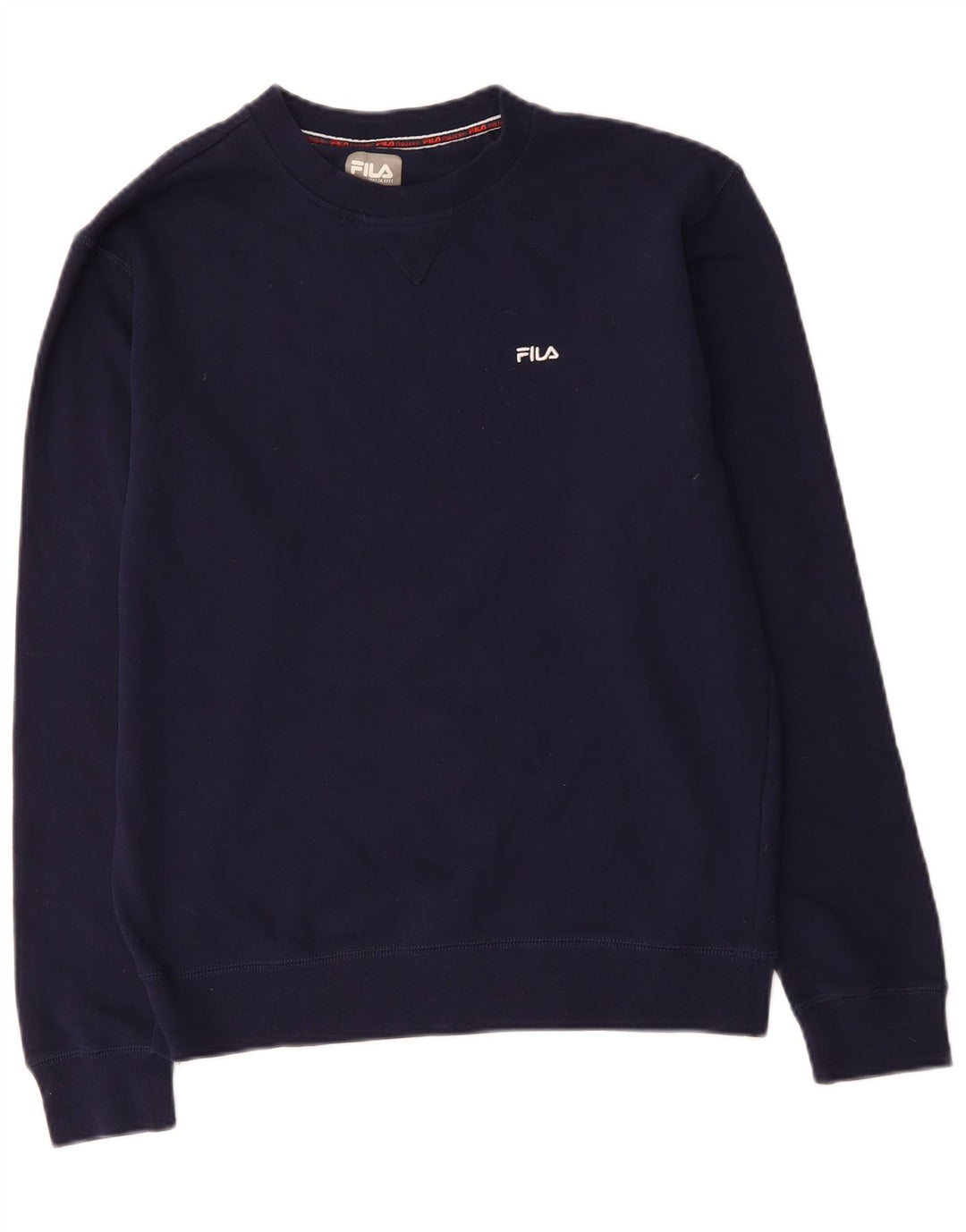 FILA Sweat-shirt pour homme en coton bleu marine Taille L