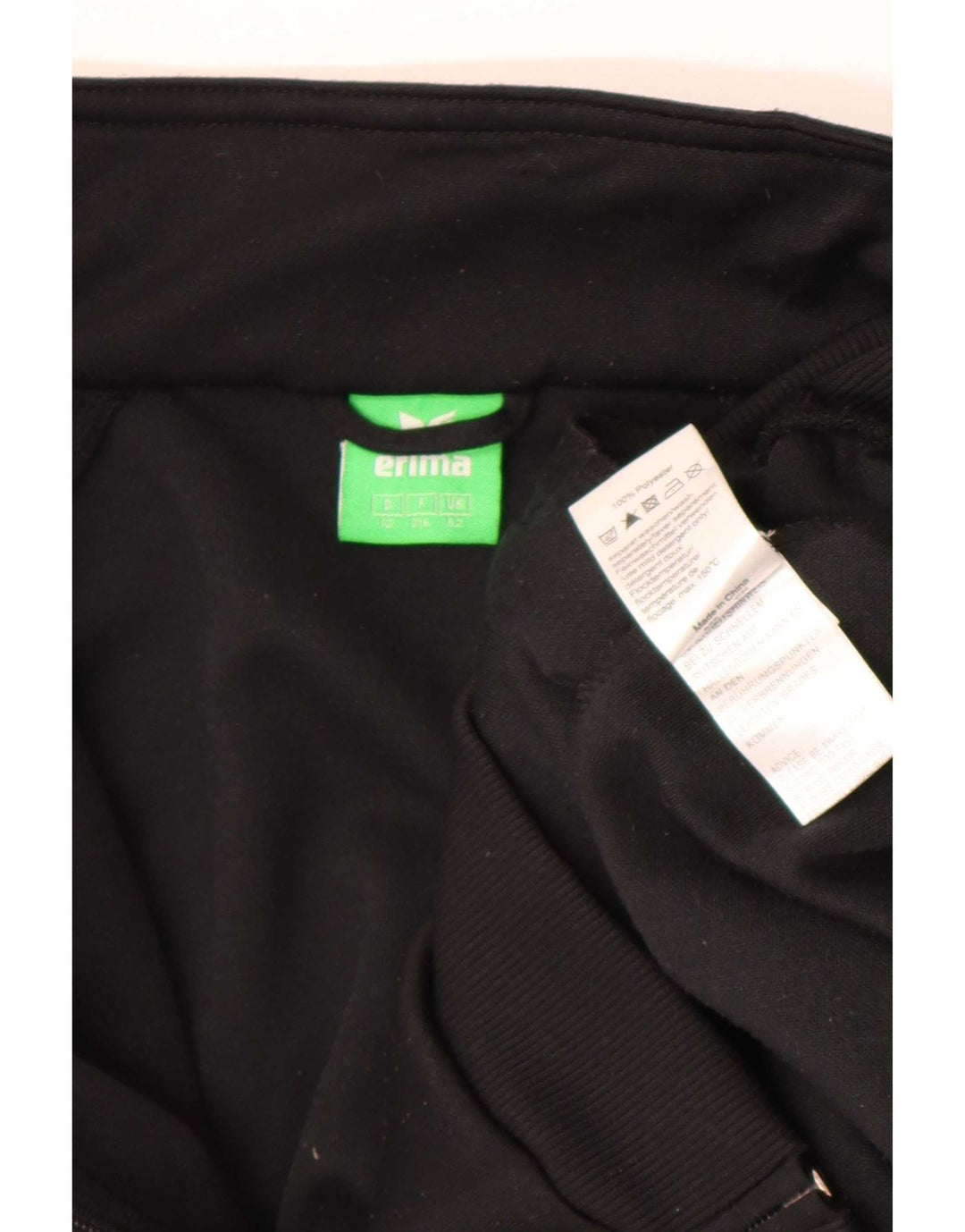 Erima Veste de survêtement surdimensionnée pour homme UK 52 Large Noir Colourblock