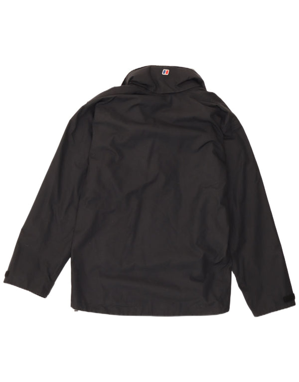 Berghaus Veste de pluie à capuche pour homme UK 38 Medium Black Nylon