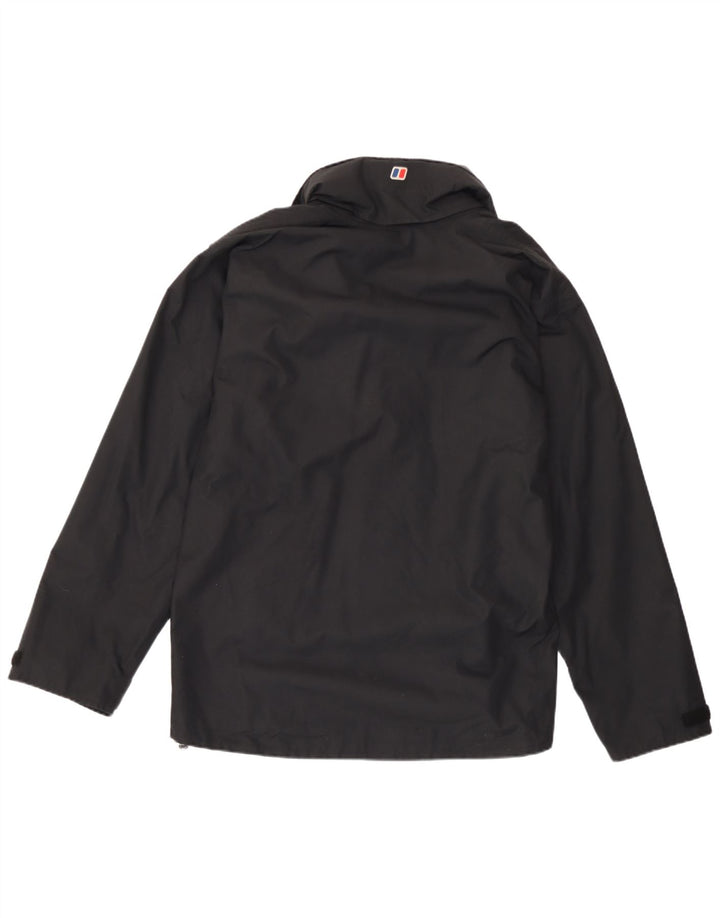 Berghaus Veste de pluie à capuche pour homme UK 38 Medium Black Nylon