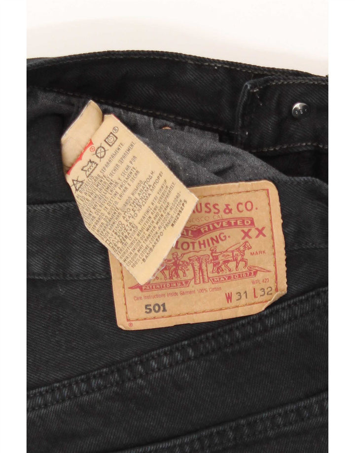 Levi's Jean Droit 501 Homme W31 L32 Noir Coton