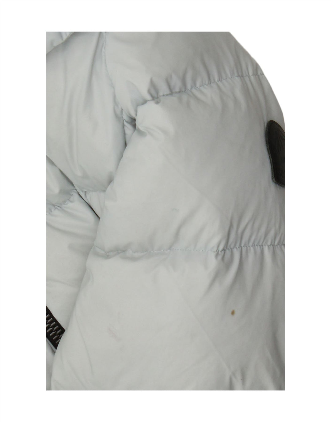 Superdry Veste matelassée à capuche pour femme UK 8 Small Bleu Nylon