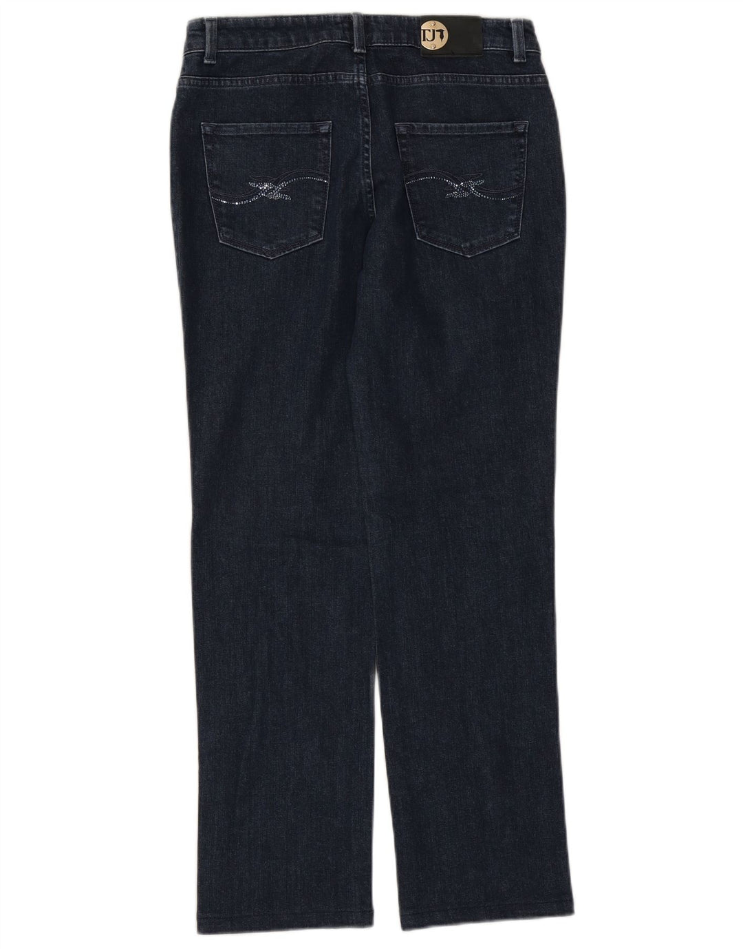 Trussardi Jean Droit W30 L30 Bleu Coton Femme