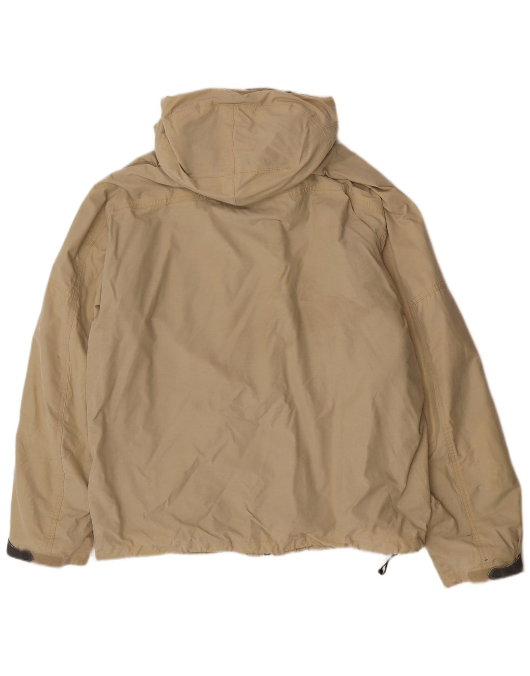 Timberland Veste coupe-vent à capuche pour homme UK 42 XL Beige Polyester