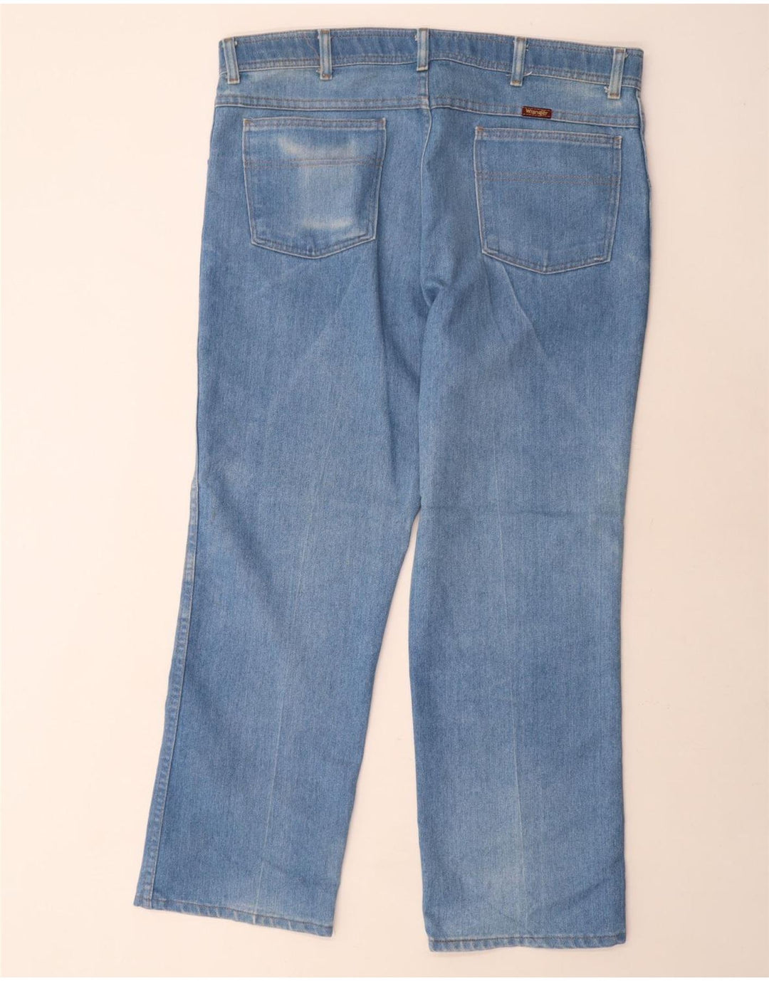 WRANGLER Jean droit coupe droite homme W38 L29 bleu polyester