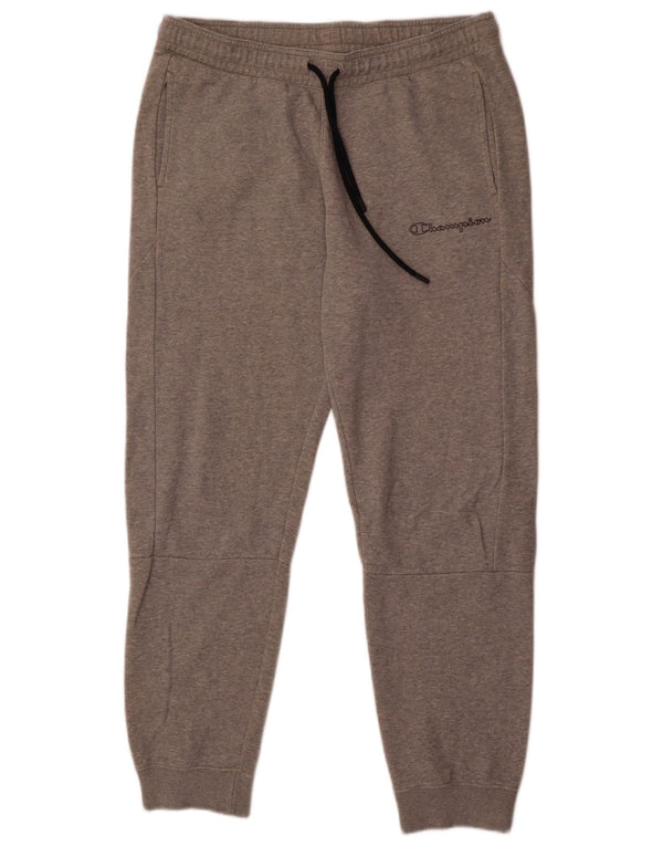 Champion Pantalon de survêtement pour homme Pantalon de jogging Large Gris Moucheté