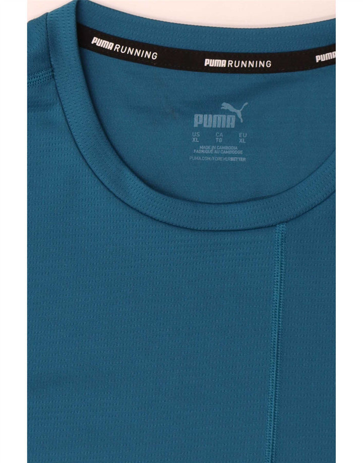 Puma Haut à Manches Longues XL Homme Bleu Colorblock