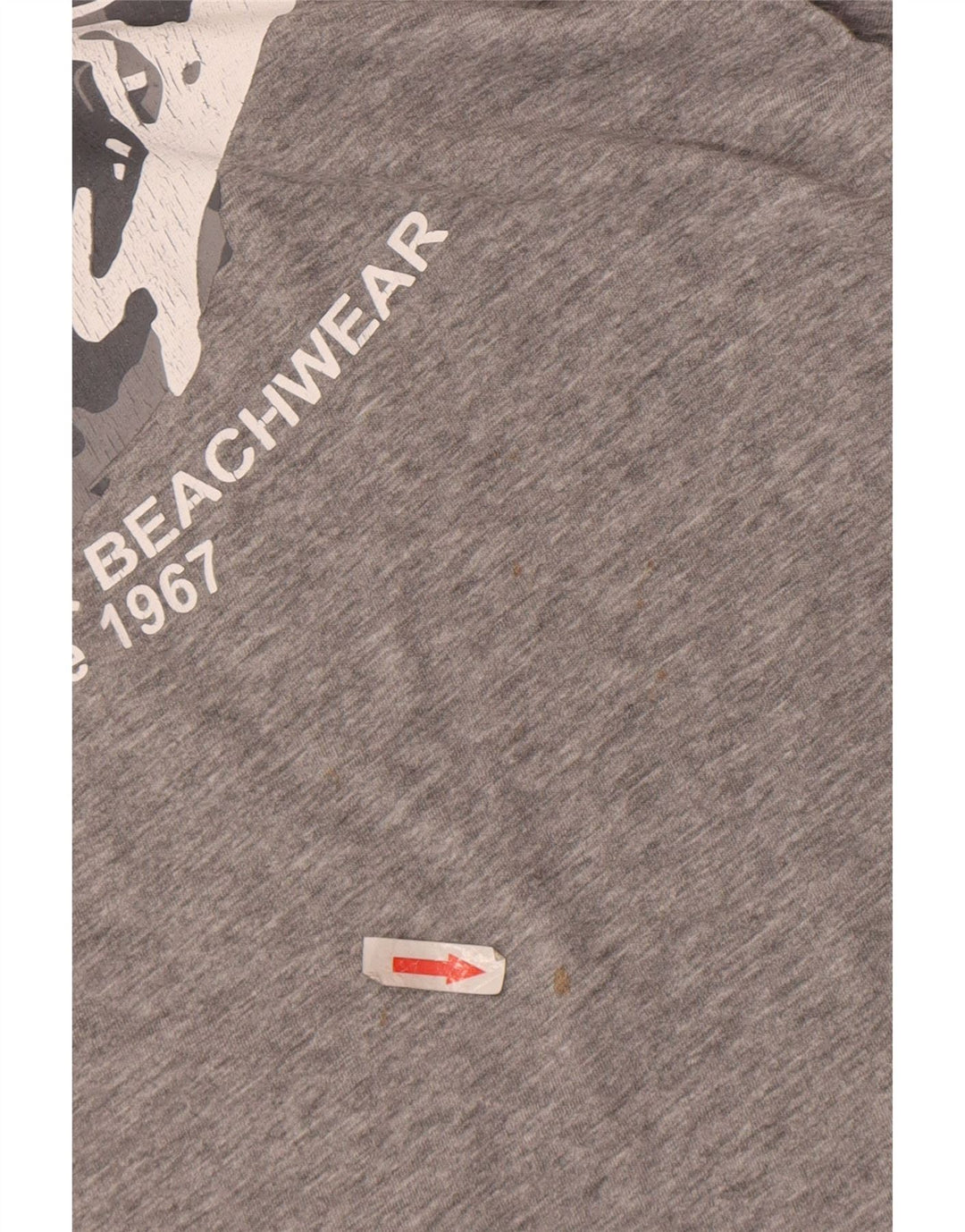 Kappa T-Shirt Graphique Homme Grand Gris