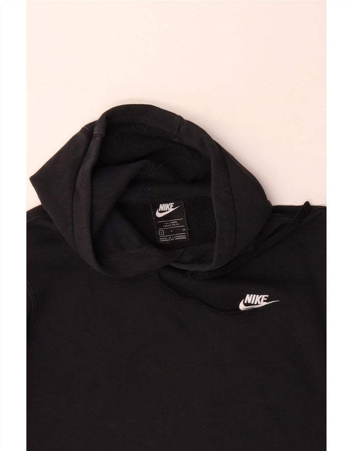Nike Pull à capuche pour homme Petit coton noir