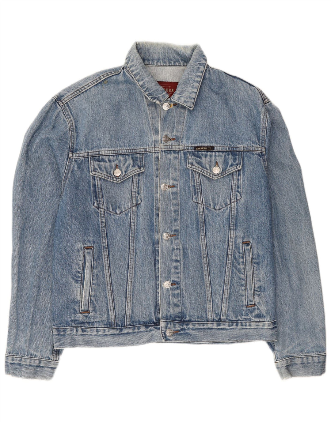 Carrera Veste en jean pour homme UK 40 Large Bleu Coton