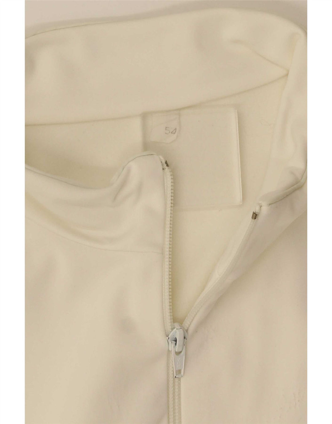 vintage Mens Graphic Survêtement Top Jacket IT 54 XL Blanc Colourblock