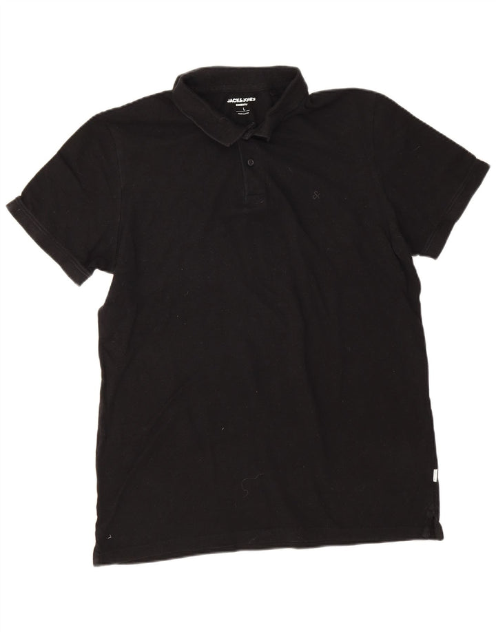 Jack & Jones Polo Homme Grand Noir Coton