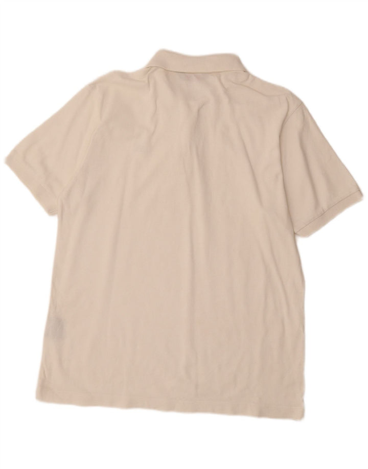 KAPPA Polo Homme Blanc Moyen Coton