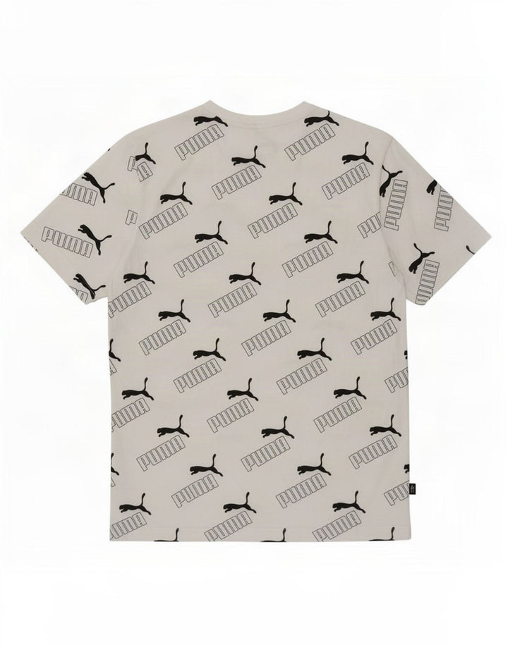 Puma T-Shirt Graphique Homme Petit Blanc Coton