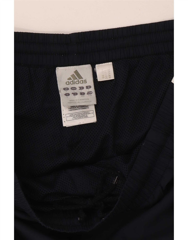 Adidas Pantalon de survêtement pour homme Pantalon de jogging Large Bleu marine Polyester