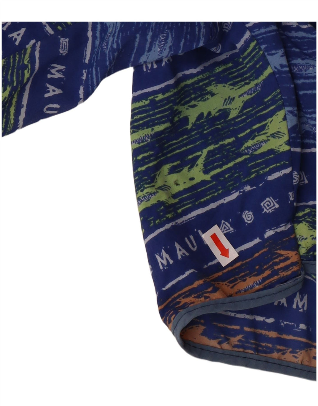 MAUI AND SONS Short de Bain Homme Petit Bleu Rayé Polyamide