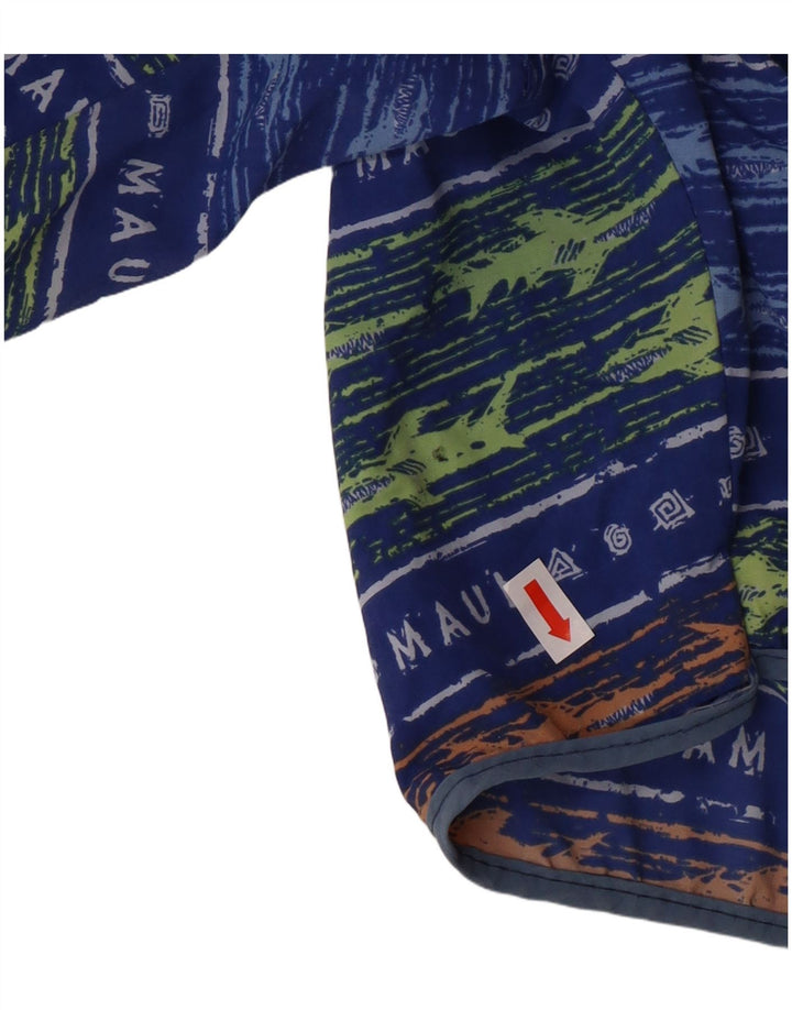 MAUI AND SONS Short de Bain Homme Petit Bleu Rayé Polyamide