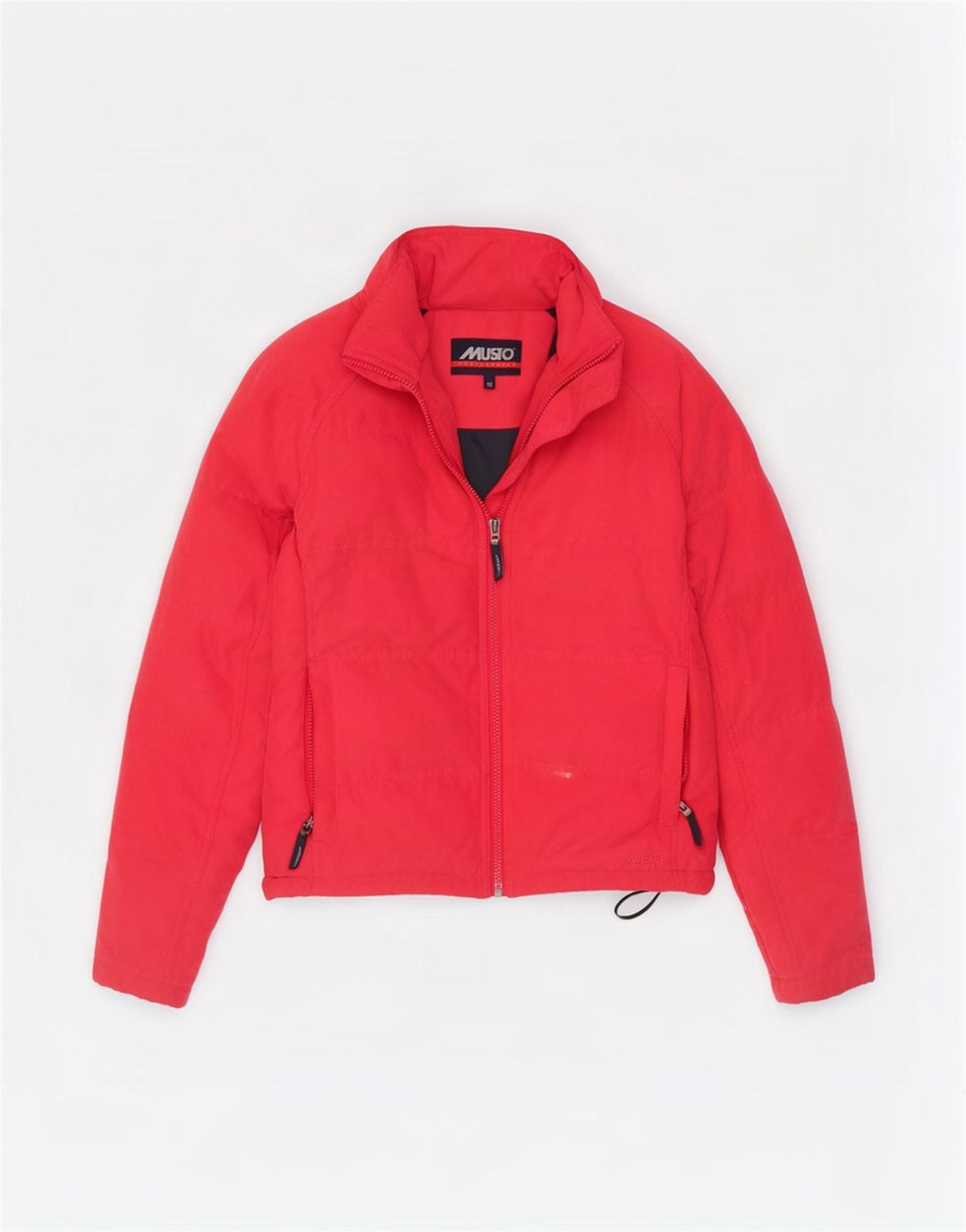 Musto Veste matelassée surdimensionnée pour femme UK 10 Petit Rouge Polyester