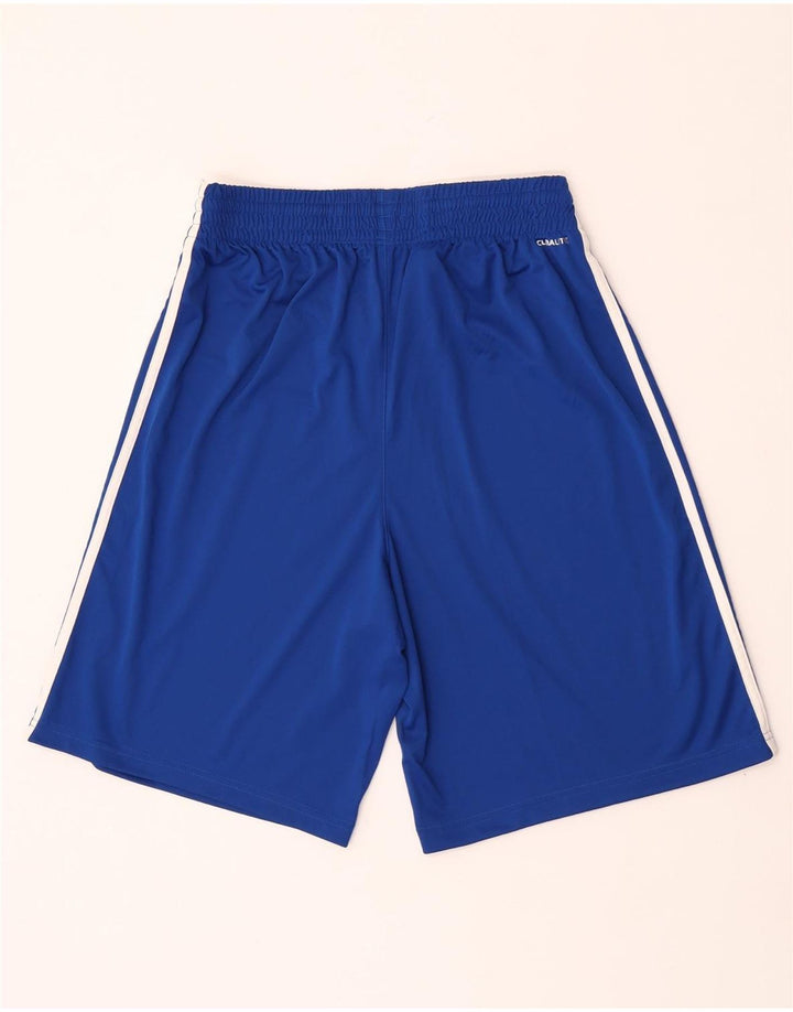 Adidas Short de Sport Climalite Homme Bleu Moyen Polyester