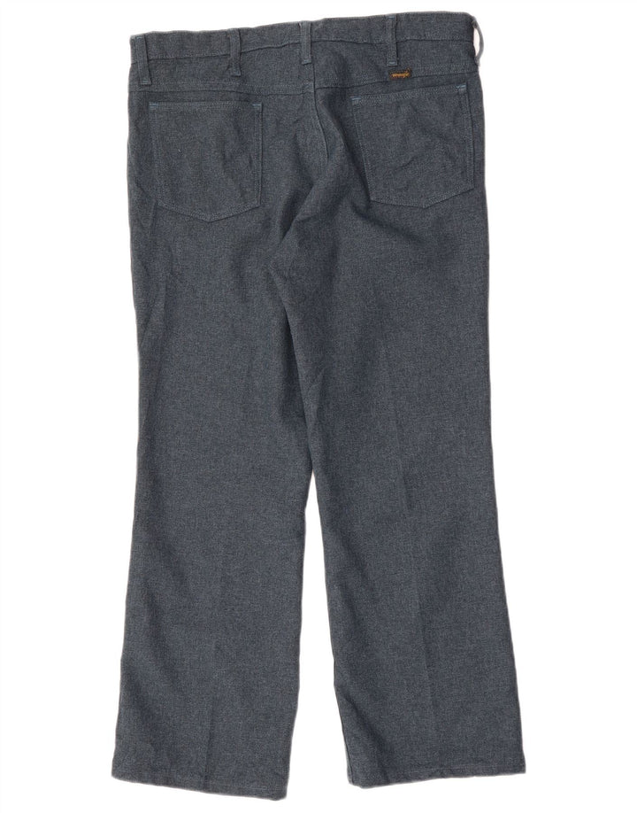 WRANGLER Pantalon décontracté droit pour homme W36 L29 Bleu marine Polyester