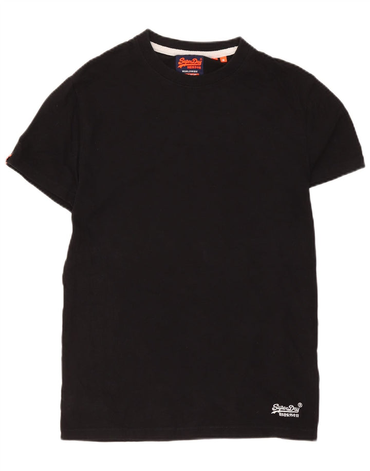 Superdry T-Shirt Homme Noir Moyen Coton