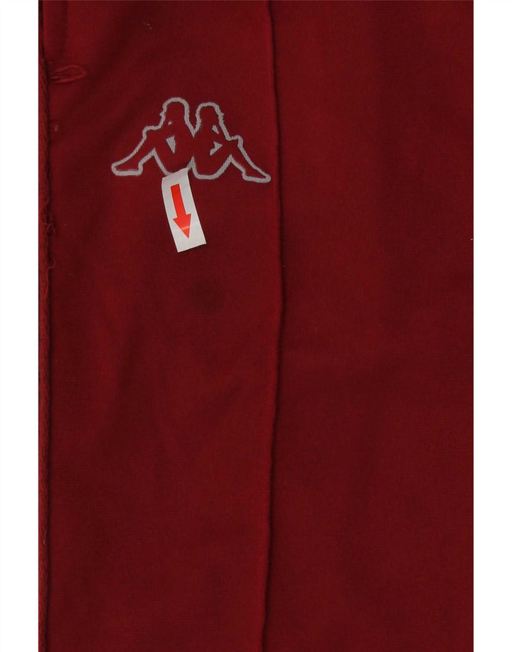 Kappa Pantalon de Survêtement Graphique Homme Petit Bordeaux Polyester