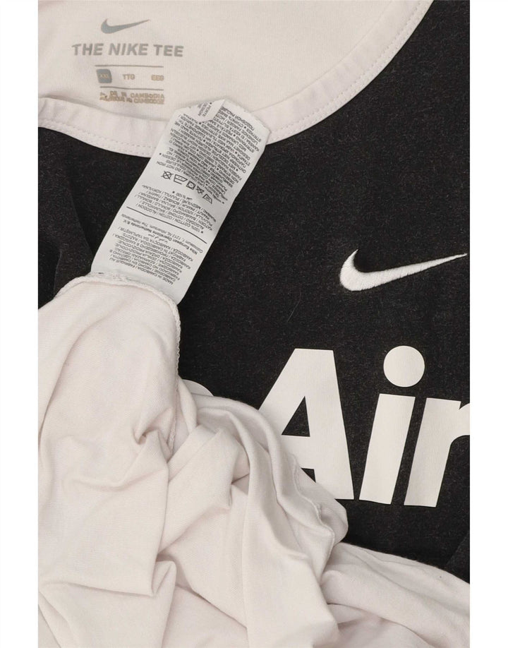 Nike Débardeur graphique pour homme 2XL en coton color block blanc