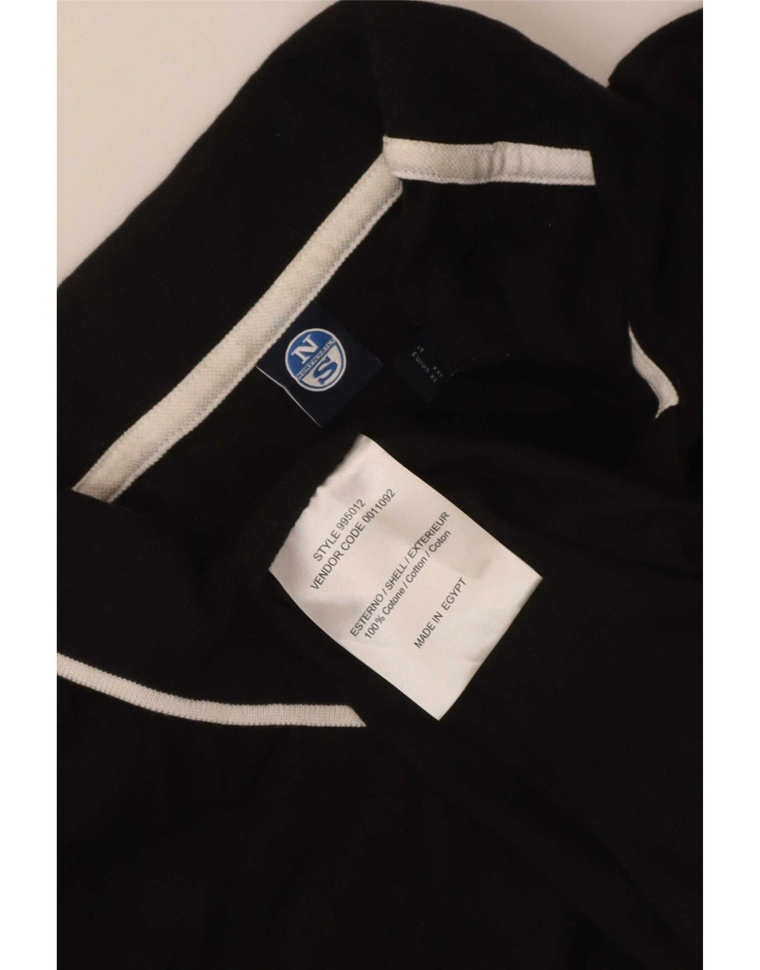 North Sails Polo Homme XL Noir Rayé Coton