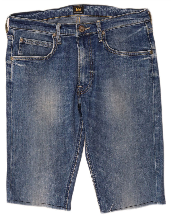 Lee Short en Jean W31 Homme Bleu Moyen Coton