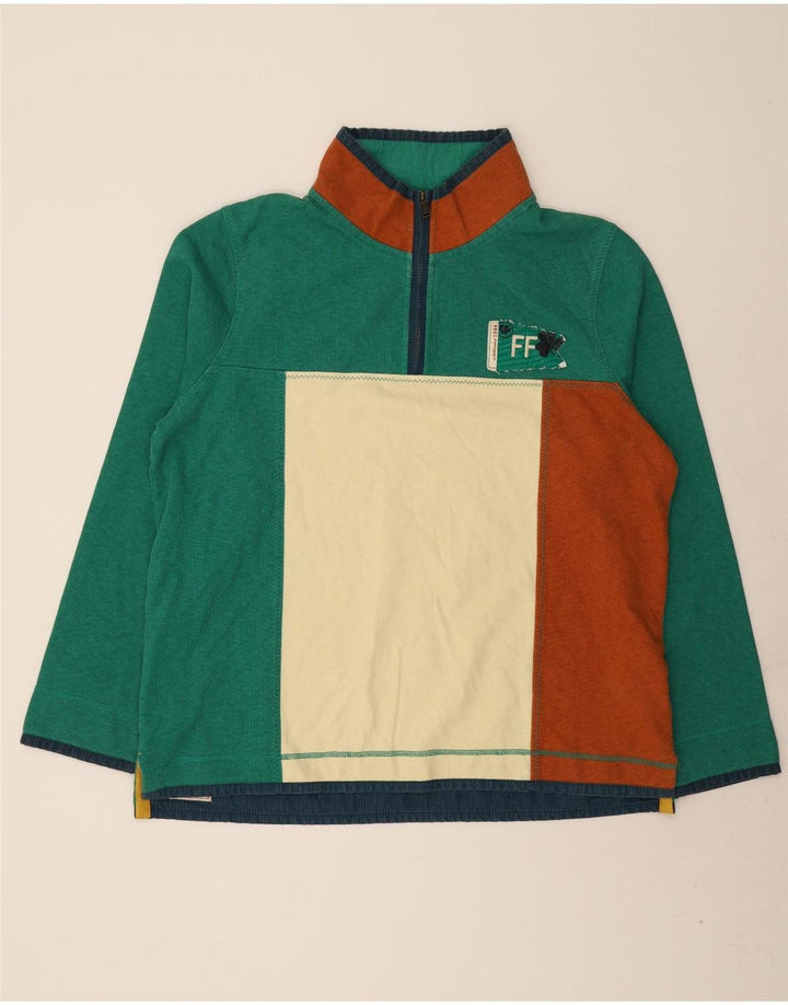 Fat Face Hommes Irlande Graphique Sweat Pull 2XL Vert Coton