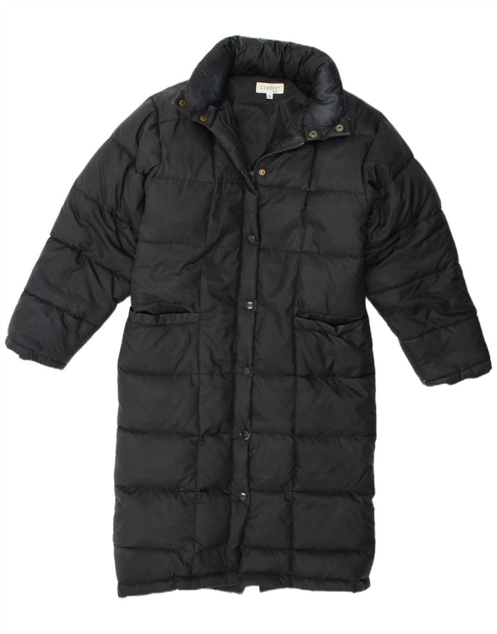 L'EQUIPE Manteau matelassé à capuche pour femme UK 10 Small Noir