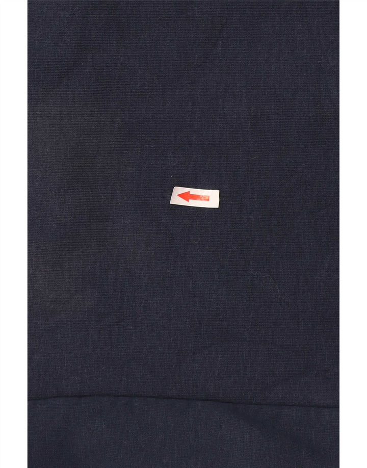 Crew Clothing Sweat-shirt à col boutonné pour femme UK 12 Bleu marine moyen