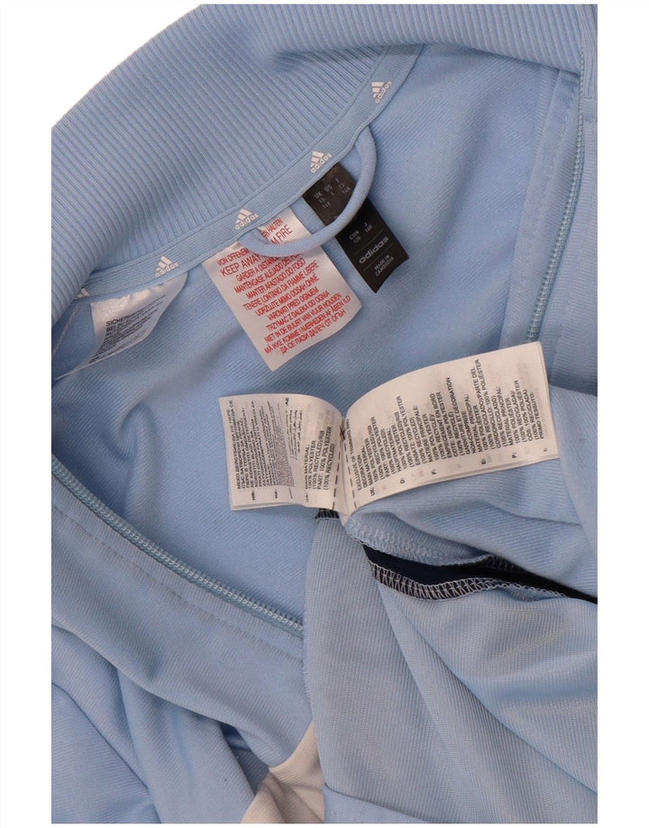 Adidas Veste de Survêtement Garçon 13-14 Ans Bleu Colorblock Polyester