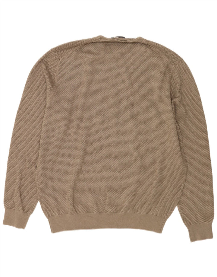 Massimo Dutti Pull à col rond pour homme XL Beige